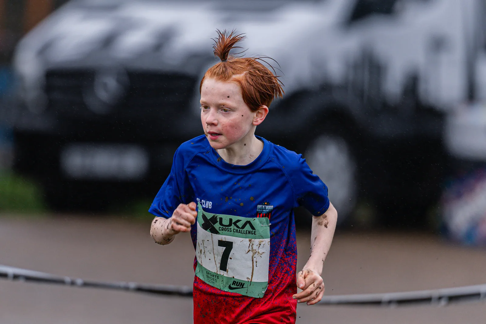 Brentwood Beagles athletes at the Cross Challenge, Parliament Hill, Parliament Hill, London, 7 February 2026