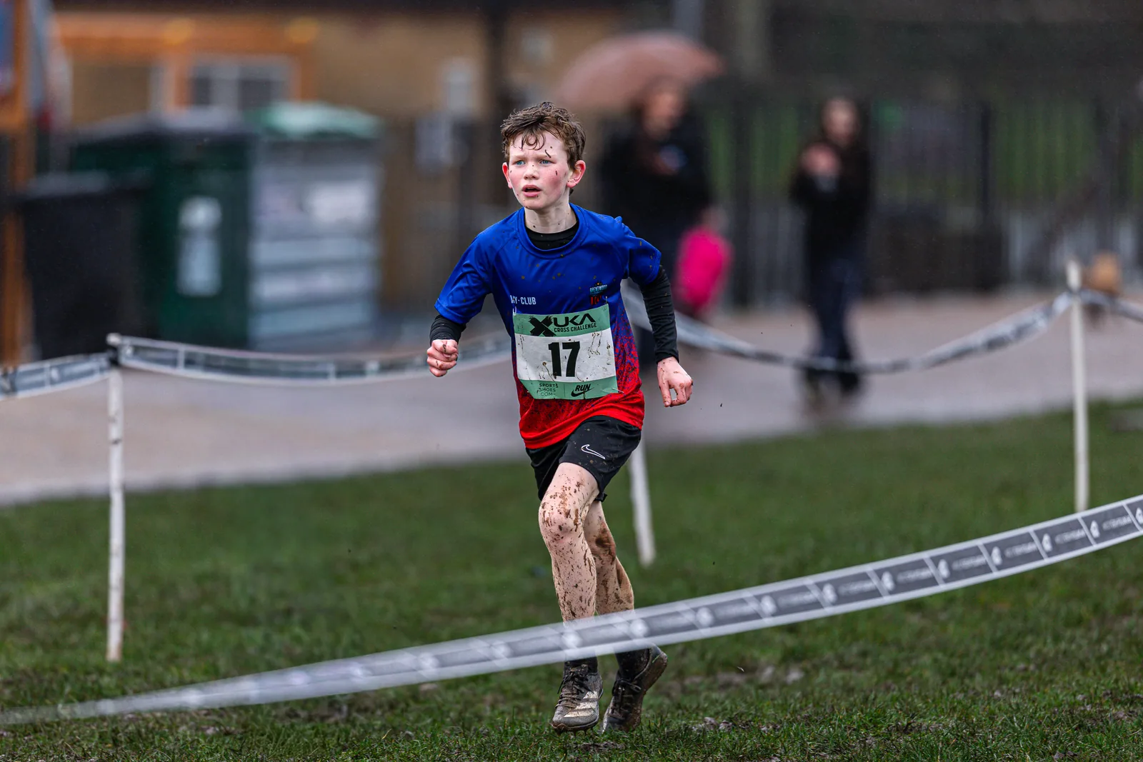 Brentwood Beagles athletes at the Cross Challenge, Parliament Hill, Parliament Hill, London, 7 February 2026
