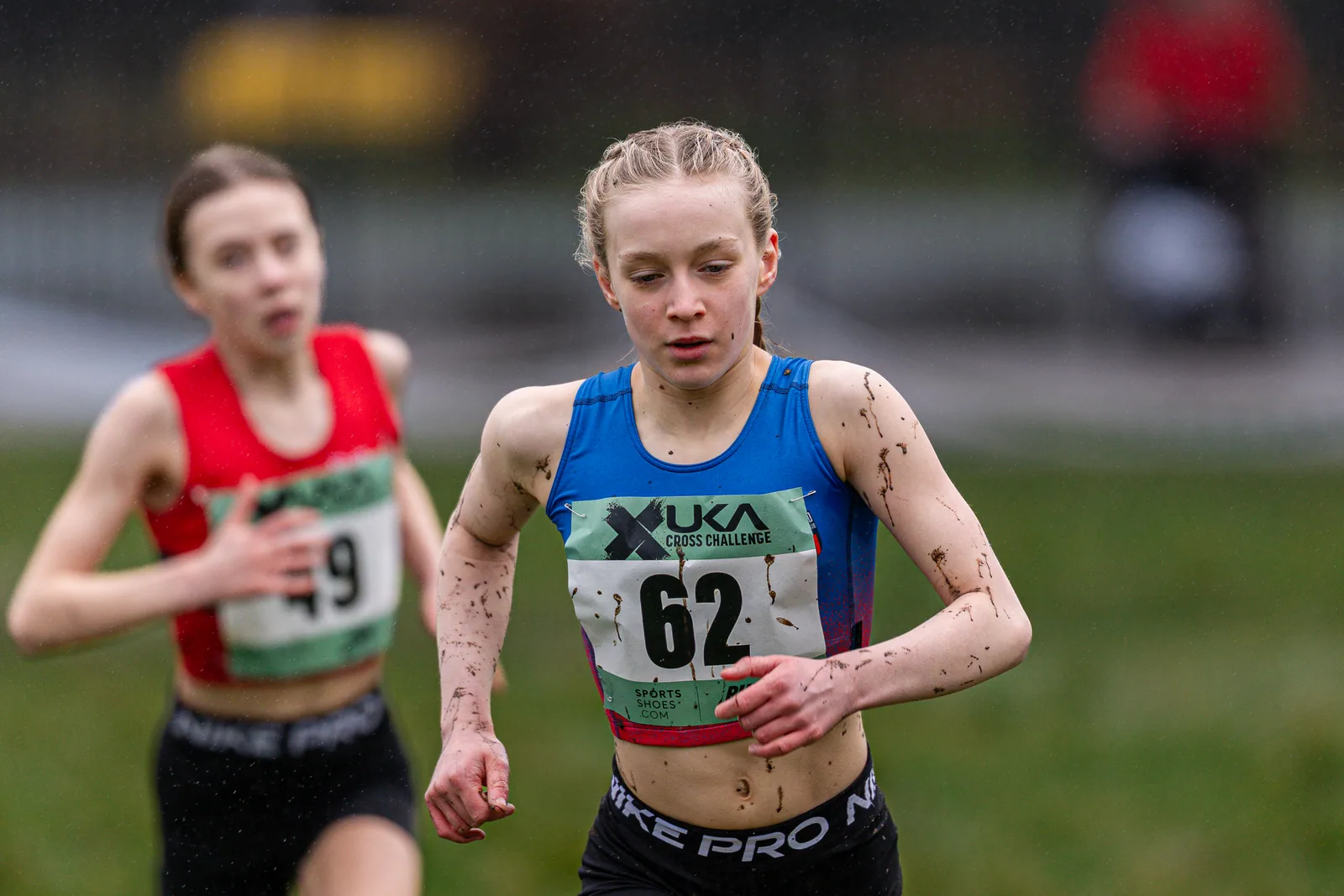 Brentwood Beagles athletes at the Cross Challenge, Parliament Hill, Parliament Hill, London, 7 February 2026