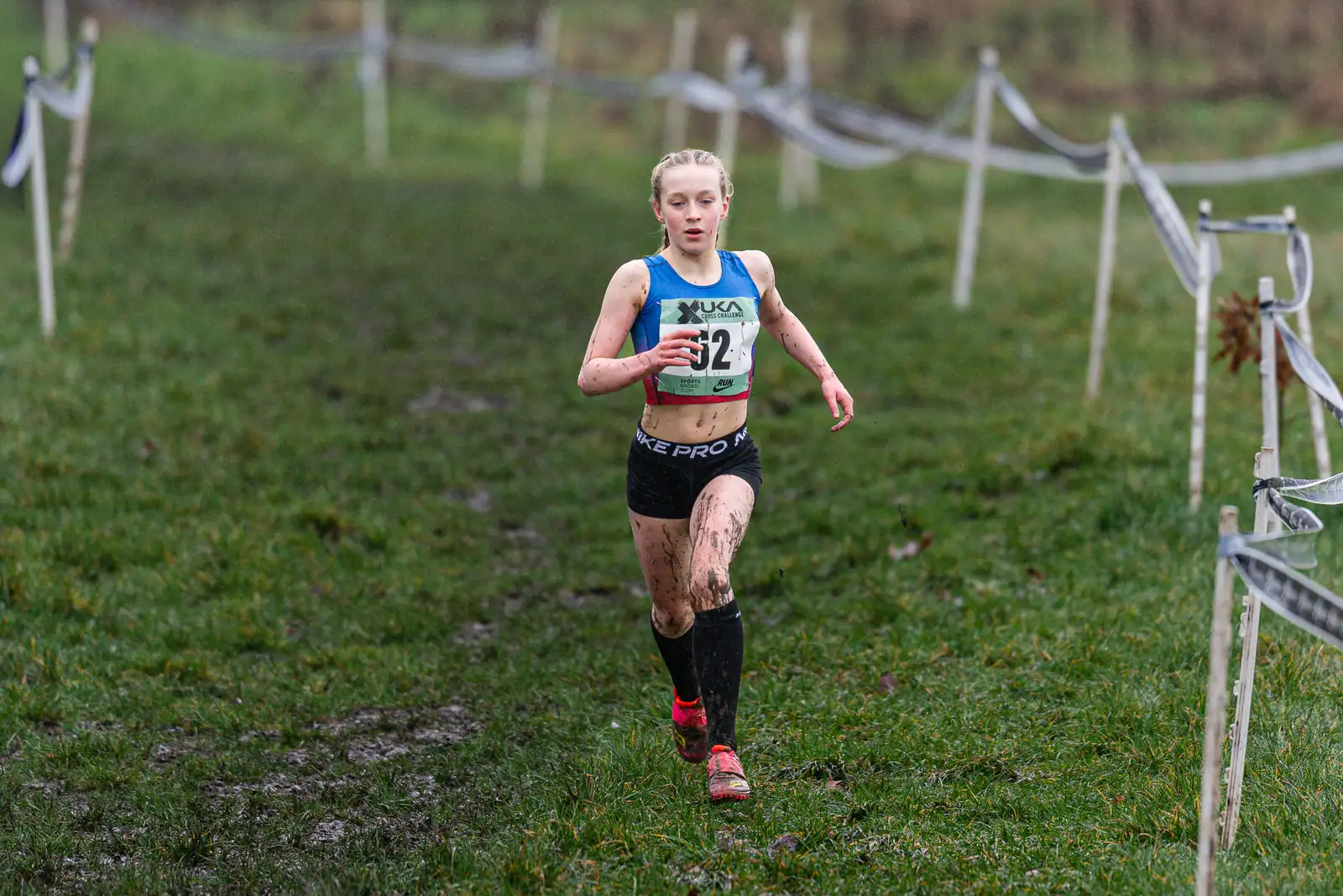 Brentwood Beagles athletes at the Cross Challenge, Parliament Hill, Parliament Hill, London, 7 February 2026