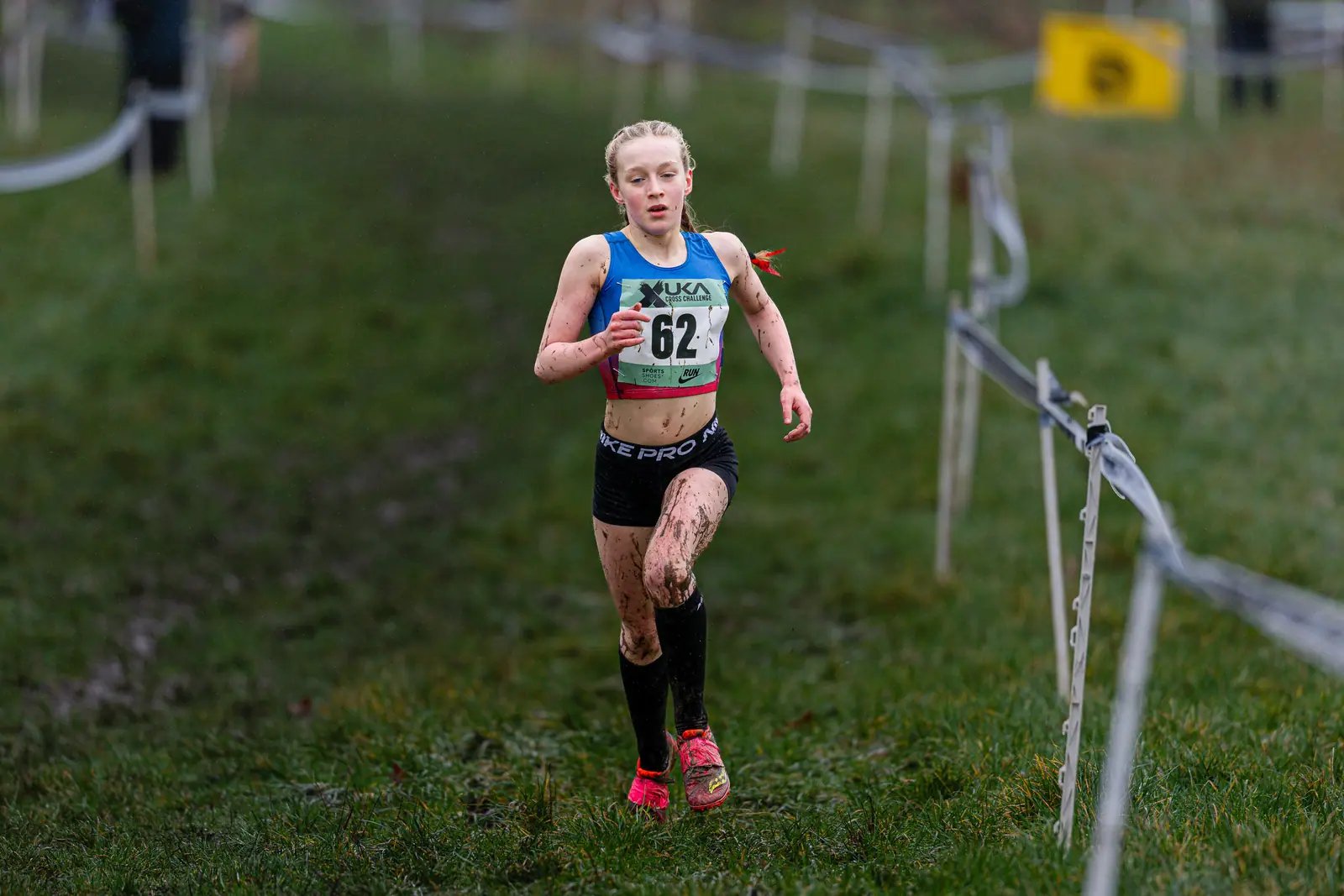 Brentwood Beagles athletes at the Cross Challenge, Parliament Hill, Parliament Hill, London, 7 February 2026