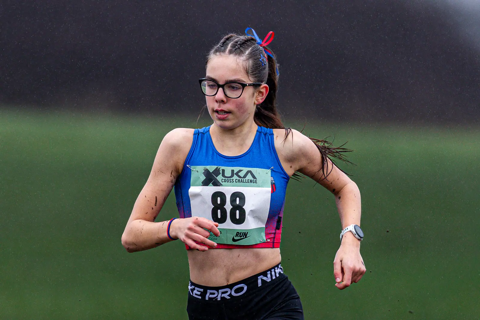 Brentwood Beagles athletes at the Cross Challenge, Parliament Hill, Parliament Hill, London, 7 February 2026