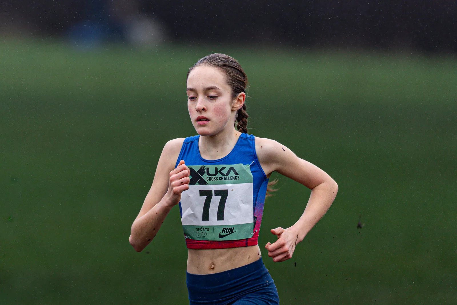 Brentwood Beagles athletes at the Cross Challenge, Parliament Hill, Parliament Hill, London, 7 February 2026