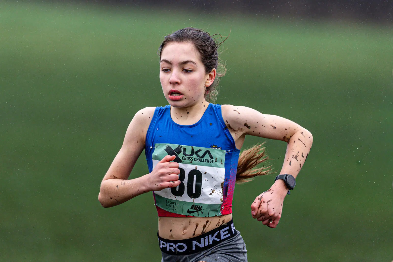 Brentwood Beagles athletes at the Cross Challenge, Parliament Hill, Parliament Hill, London, 7 February 2026