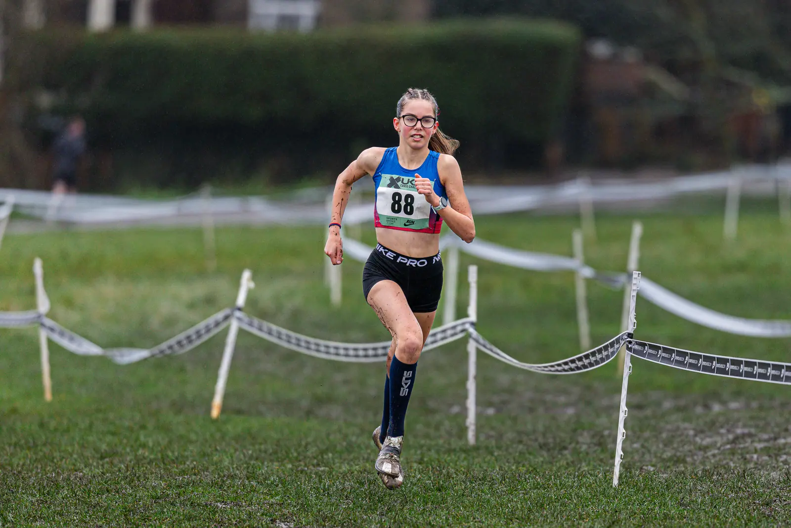 Brentwood Beagles athletes at the Cross Challenge, Parliament Hill, Parliament Hill, London, 7 February 2026