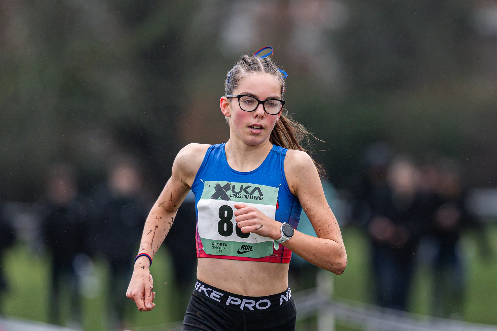 Brentwood Beagles athletes at the Cross Challenge, Parliament Hill, Parliament Hill, London, 7 February 2026
