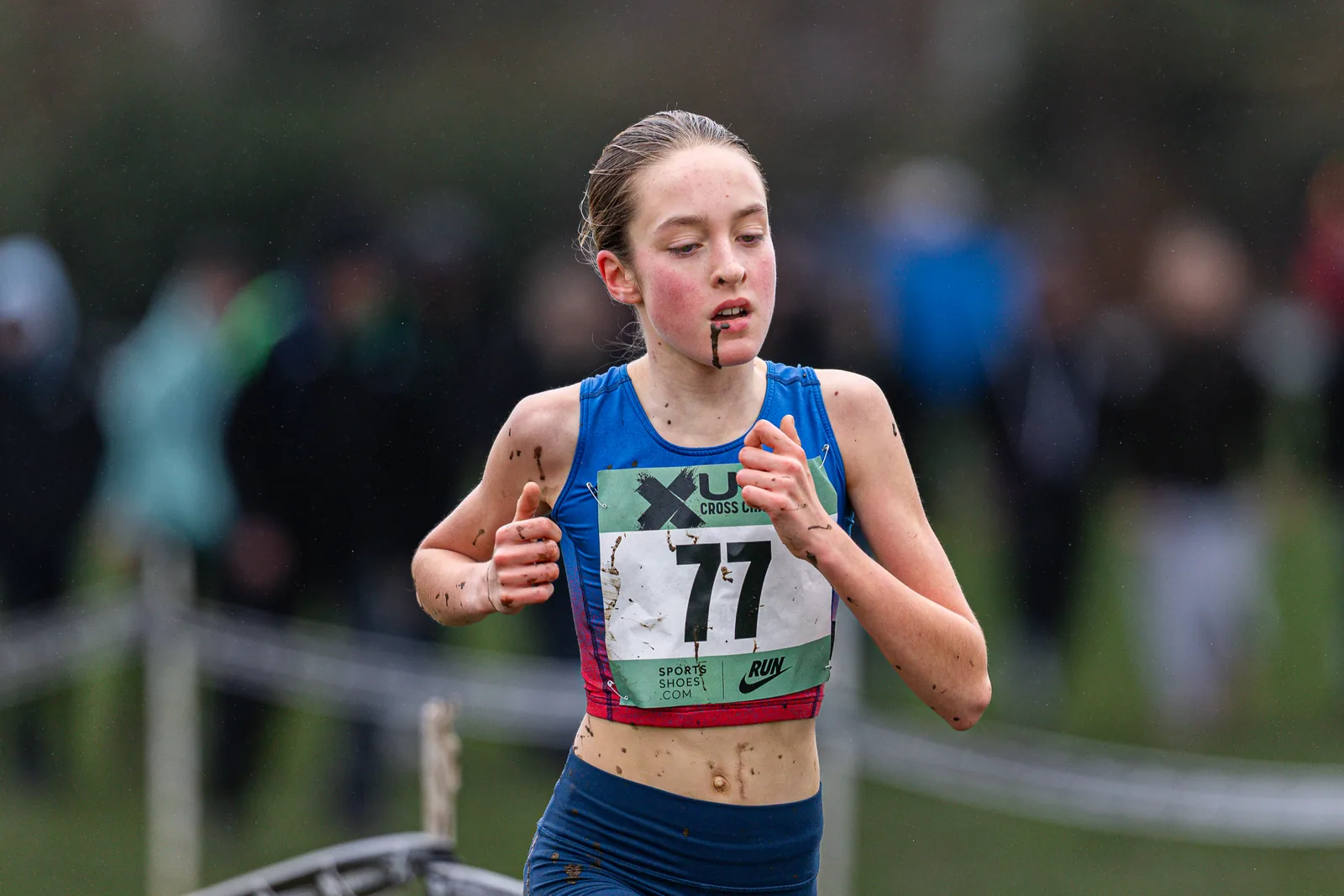Brentwood Beagles athletes at the Cross Challenge, Parliament Hill, Parliament Hill, London, 7 February 2026