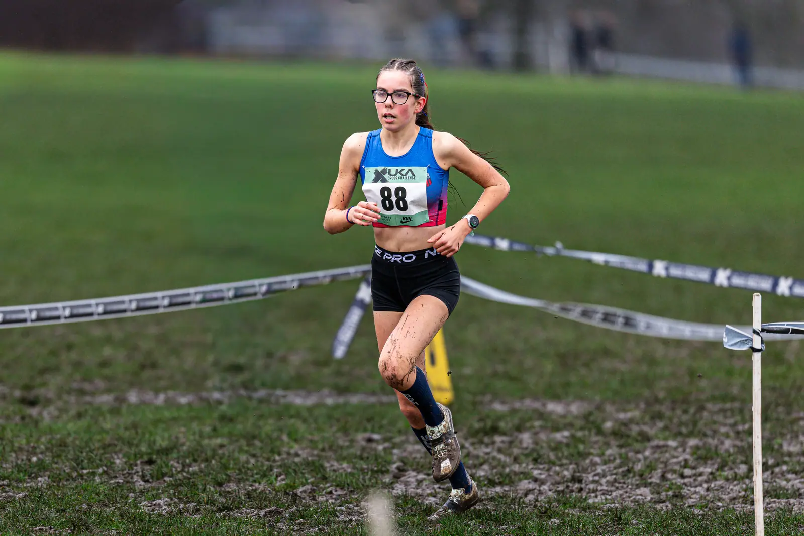 Brentwood Beagles athletes at the Cross Challenge, Parliament Hill, Parliament Hill, London, 7 February 2026