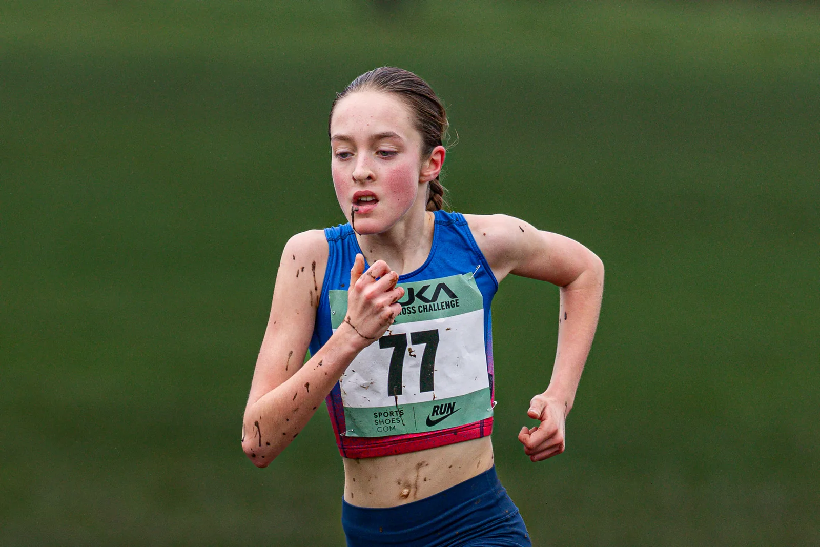 Brentwood Beagles athletes at the Cross Challenge, Parliament Hill, Parliament Hill, London, 7 February 2026