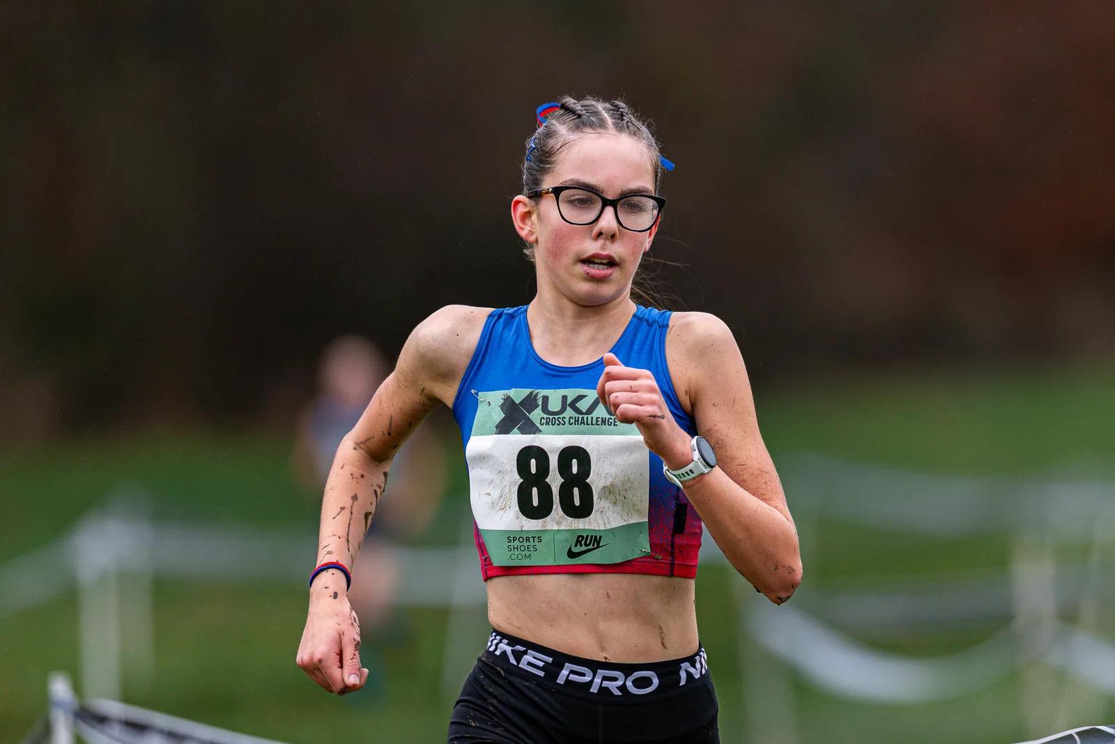 Brentwood Beagles athletes at the Cross Challenge, Parliament Hill, Parliament Hill, London, 7 February 2026