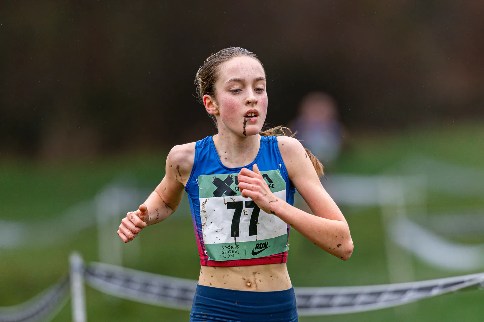 Brentwood Beagles athletes at the Cross Challenge, Parliament Hill, Parliament Hill, London, 7 February 2026