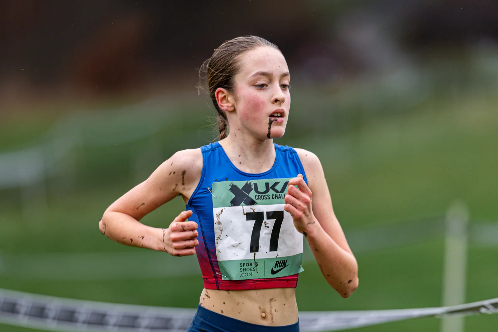 Brentwood Beagles athletes at the Cross Challenge, Parliament Hill, Parliament Hill, London, 7 February 2026