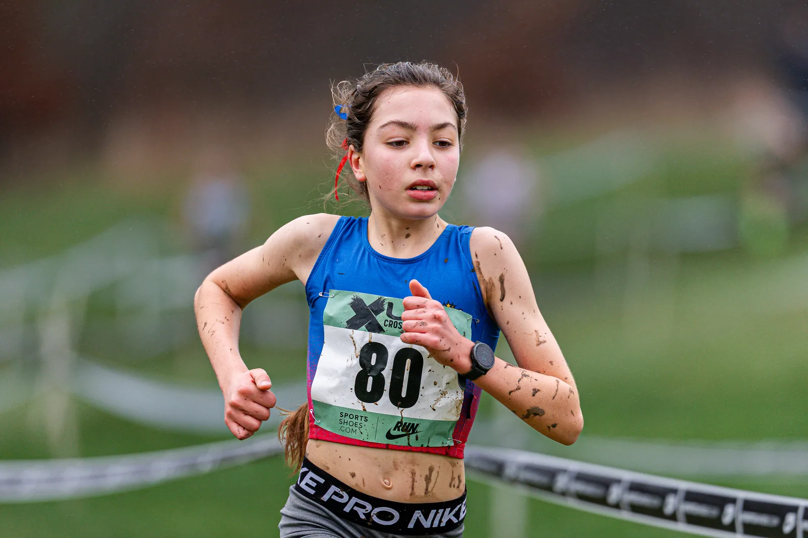 Brentwood Beagles athletes at the Cross Challenge, Parliament Hill, Parliament Hill, London, 7 February 2026