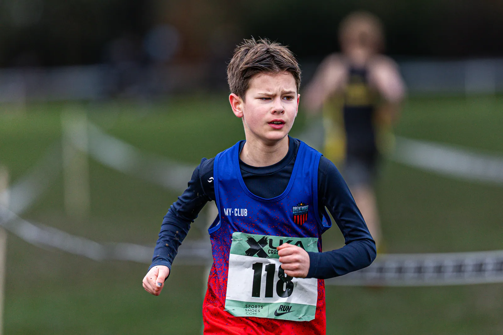 Brentwood Beagles athletes at the Cross Challenge, Parliament Hill, Parliament Hill, London, 7 February 2026