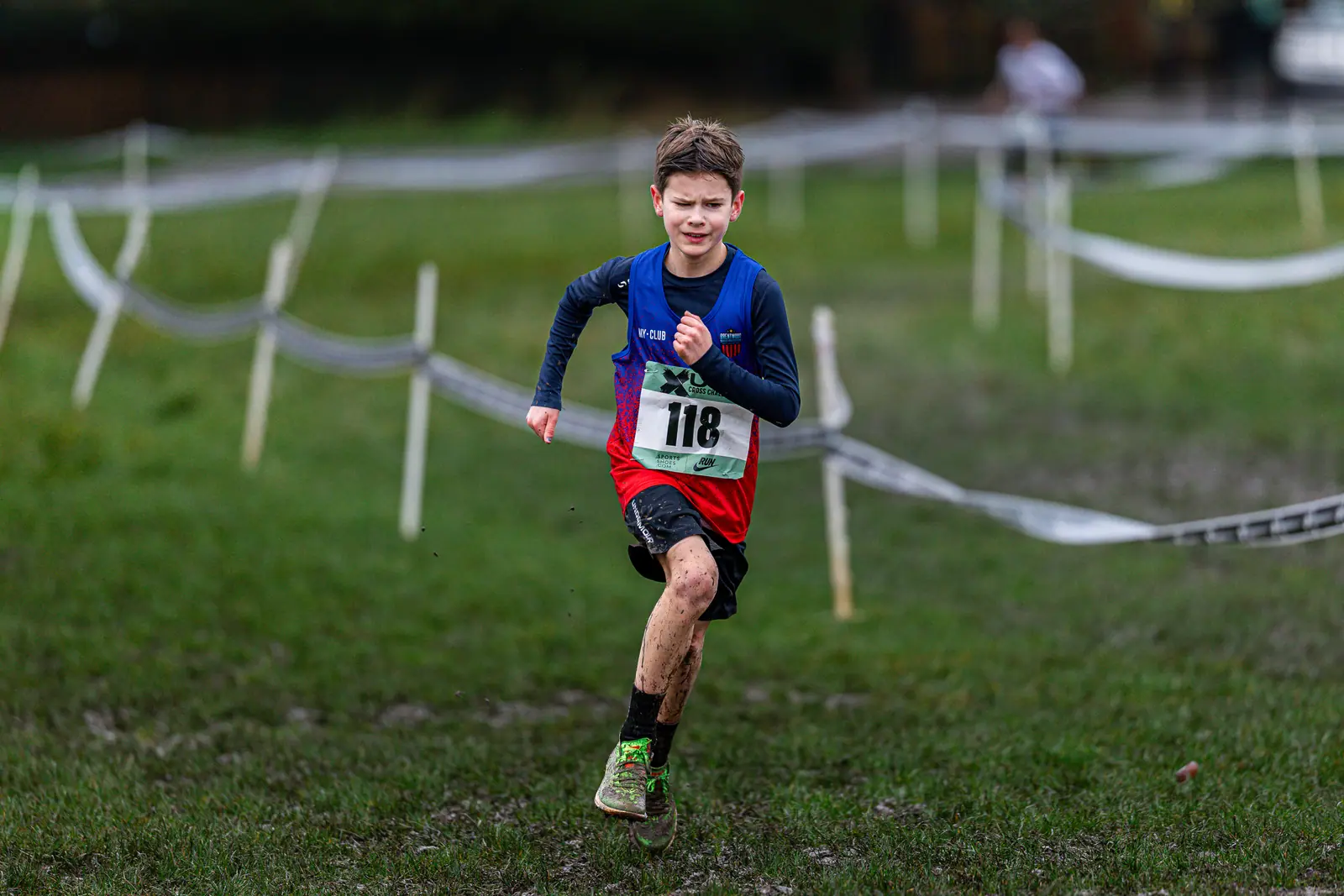 Brentwood Beagles athletes at the Cross Challenge, Parliament Hill, Parliament Hill, London, 7 February 2026