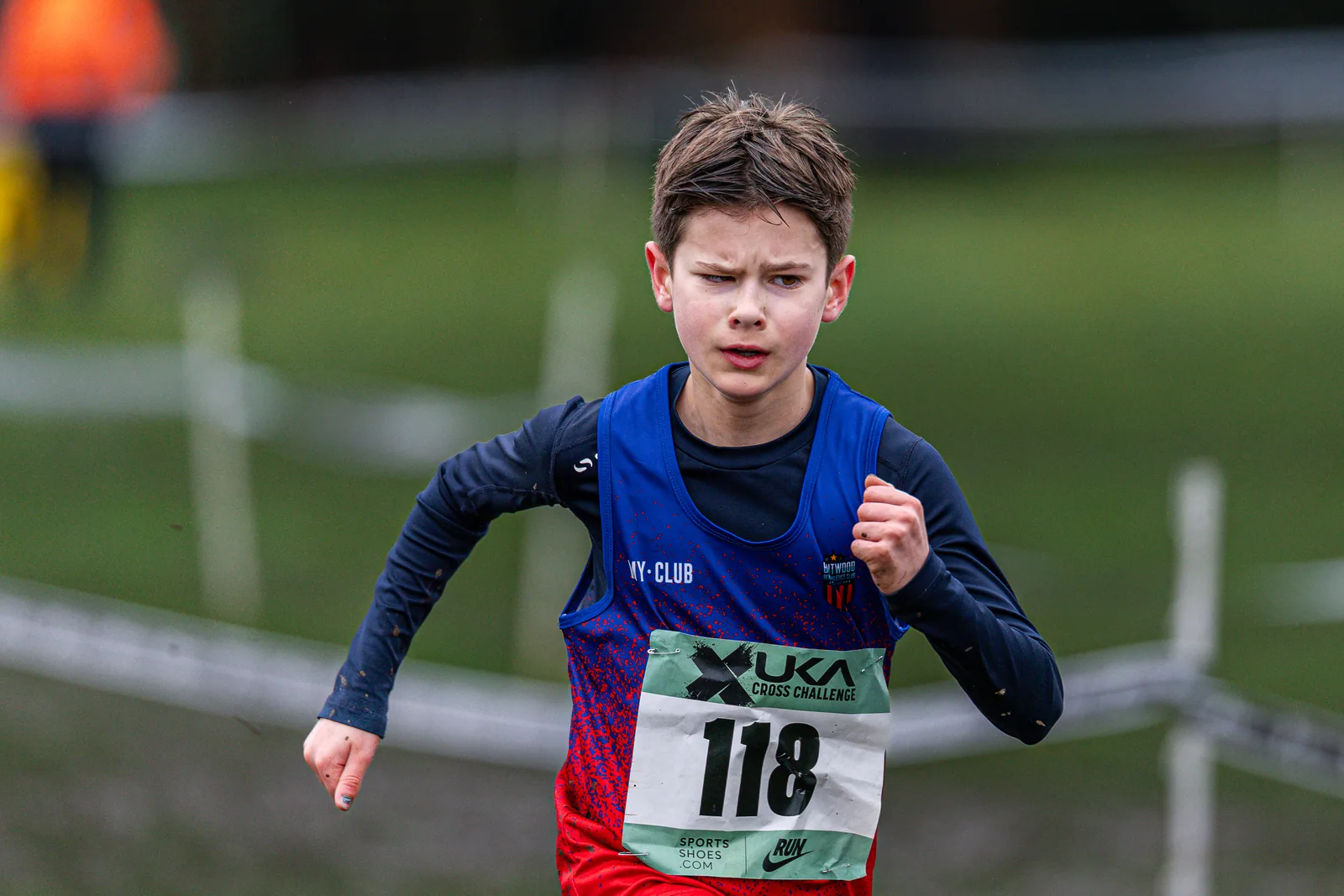 Brentwood Beagles athletes at the Cross Challenge, Parliament Hill, Parliament Hill, London, 7 February 2026