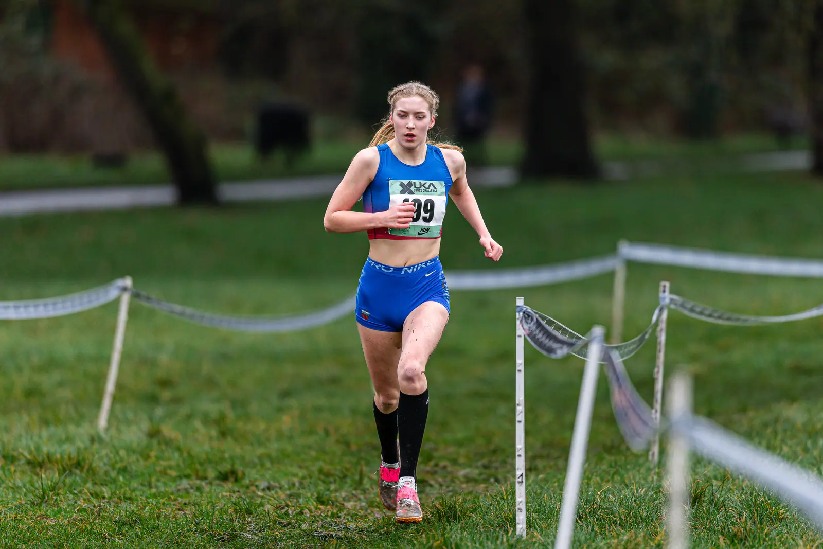 Brentwood Beagles athletes at the Cross Challenge, Parliament Hill, Parliament Hill, London, 7 February 2026