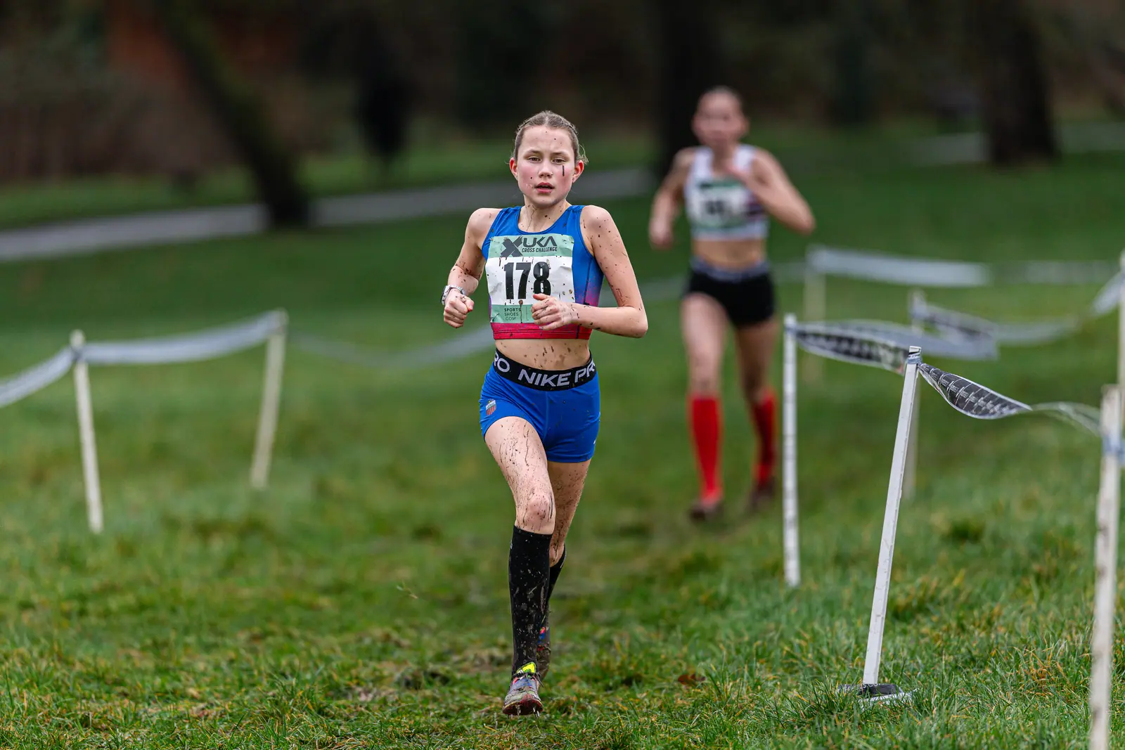 Brentwood Beagles athletes at the Cross Challenge, Parliament Hill, Parliament Hill, London, 7 February 2026