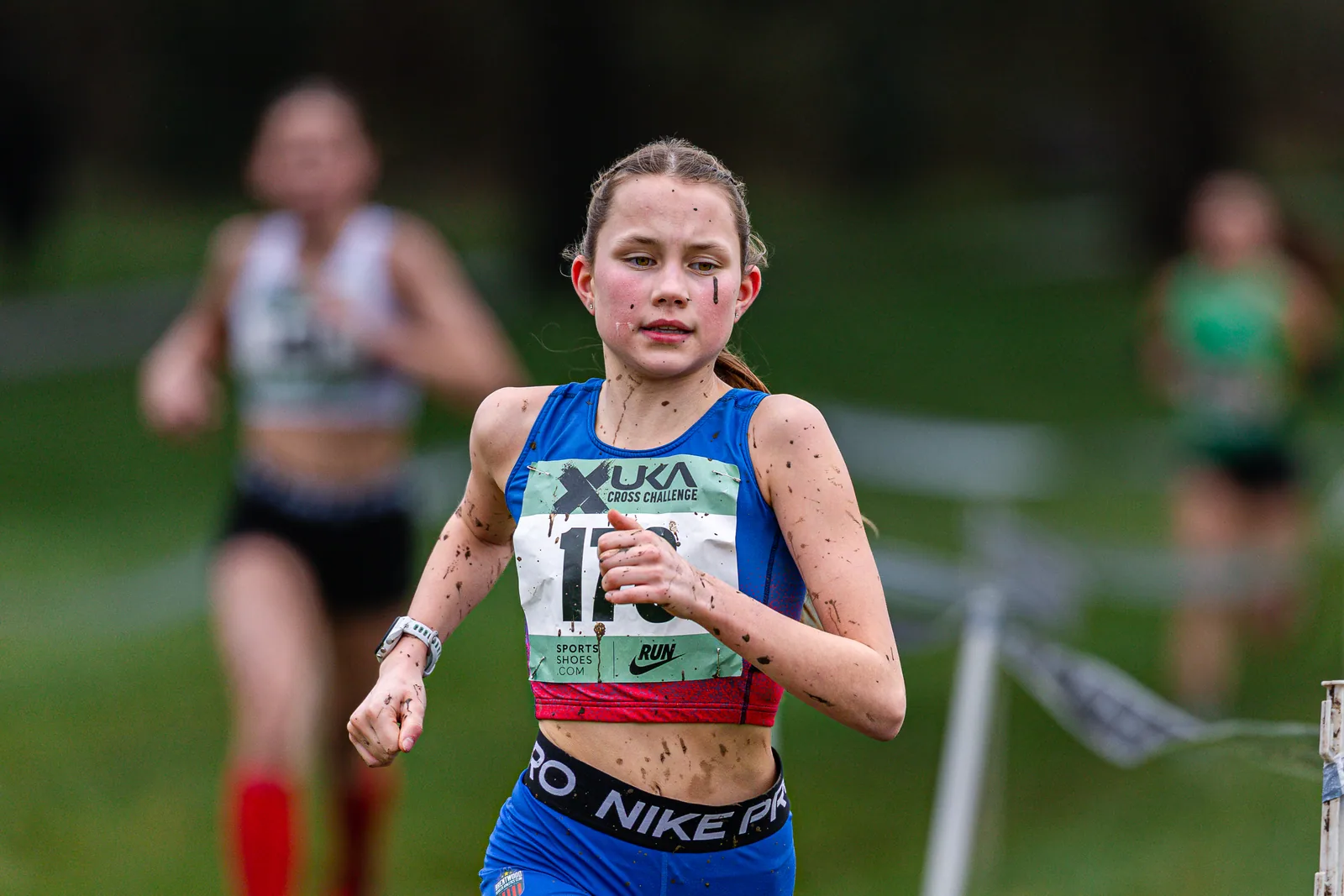 Brentwood Beagles athletes at the Cross Challenge, Parliament Hill, Parliament Hill, London, 7 February 2026