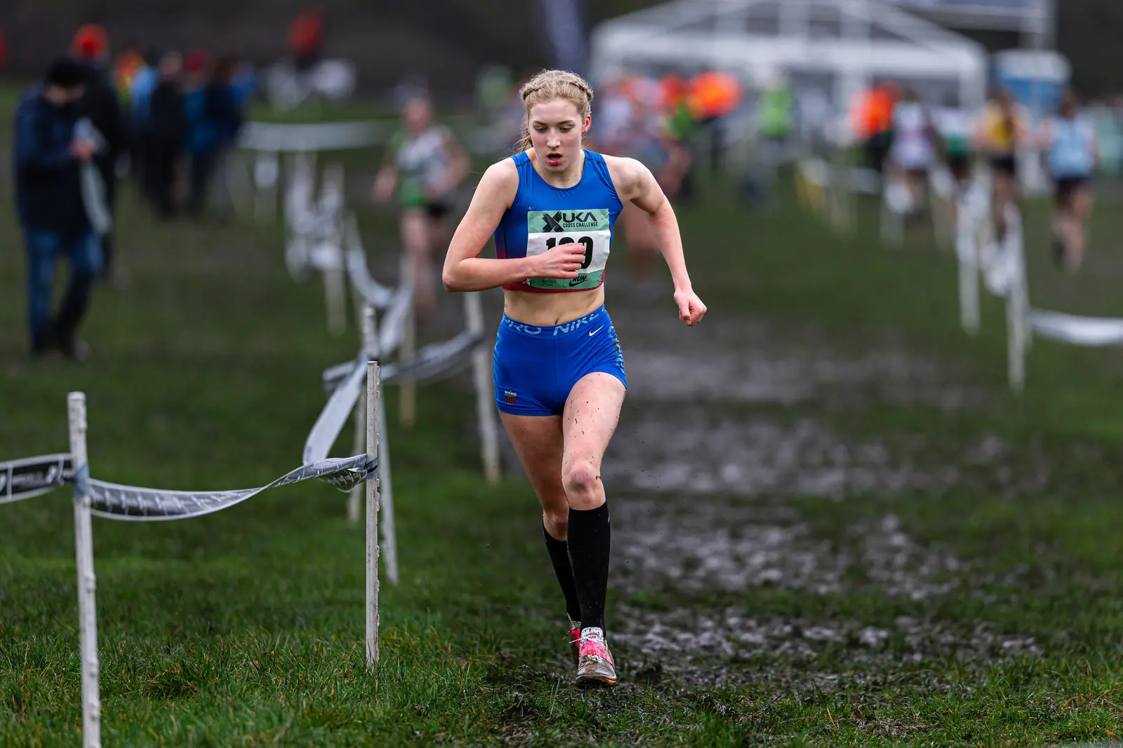 Brentwood Beagles athletes at the Cross Challenge, Parliament Hill, Parliament Hill, London, 7 February 2026