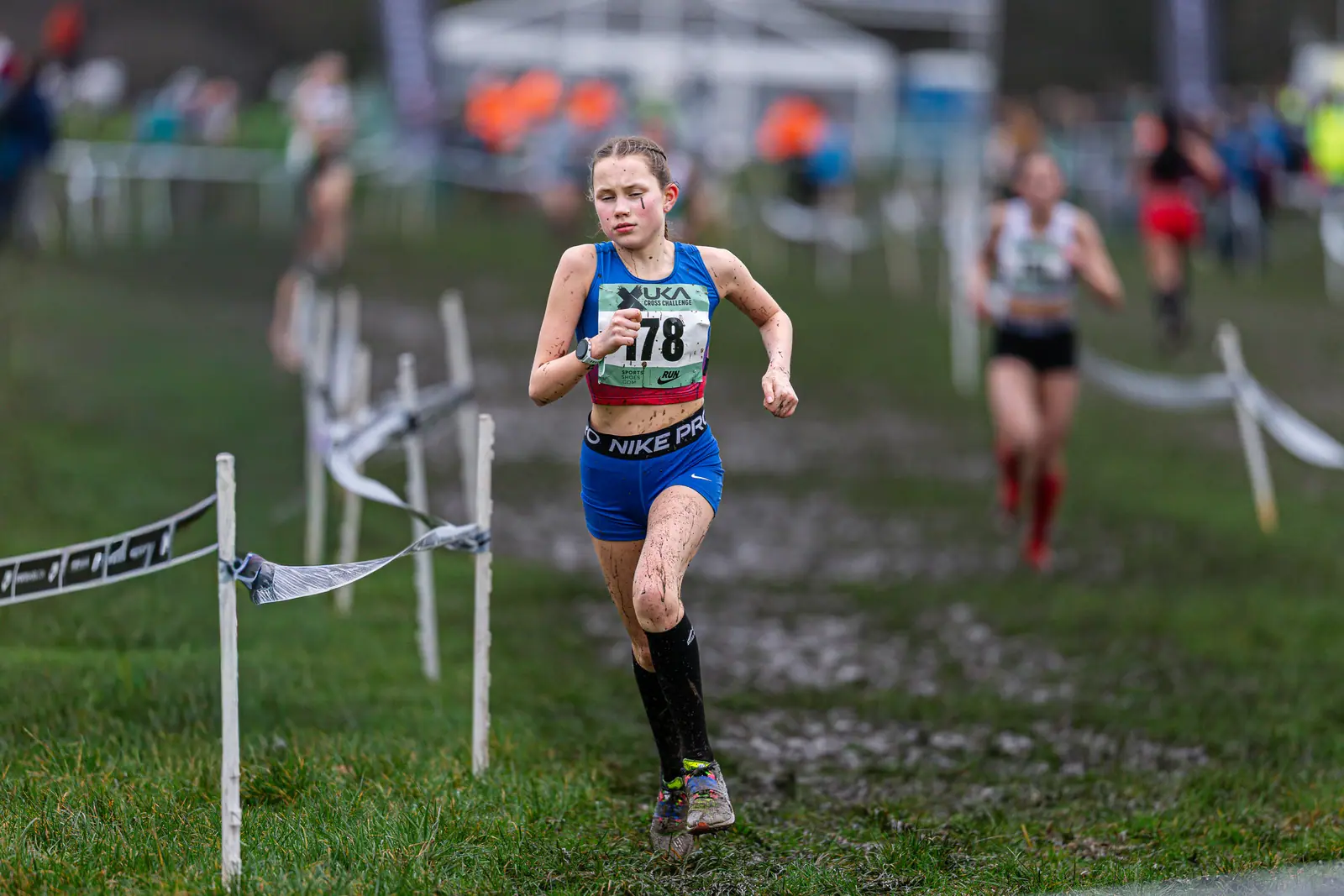 Brentwood Beagles athletes at the Cross Challenge, Parliament Hill, Parliament Hill, London, 7 February 2026