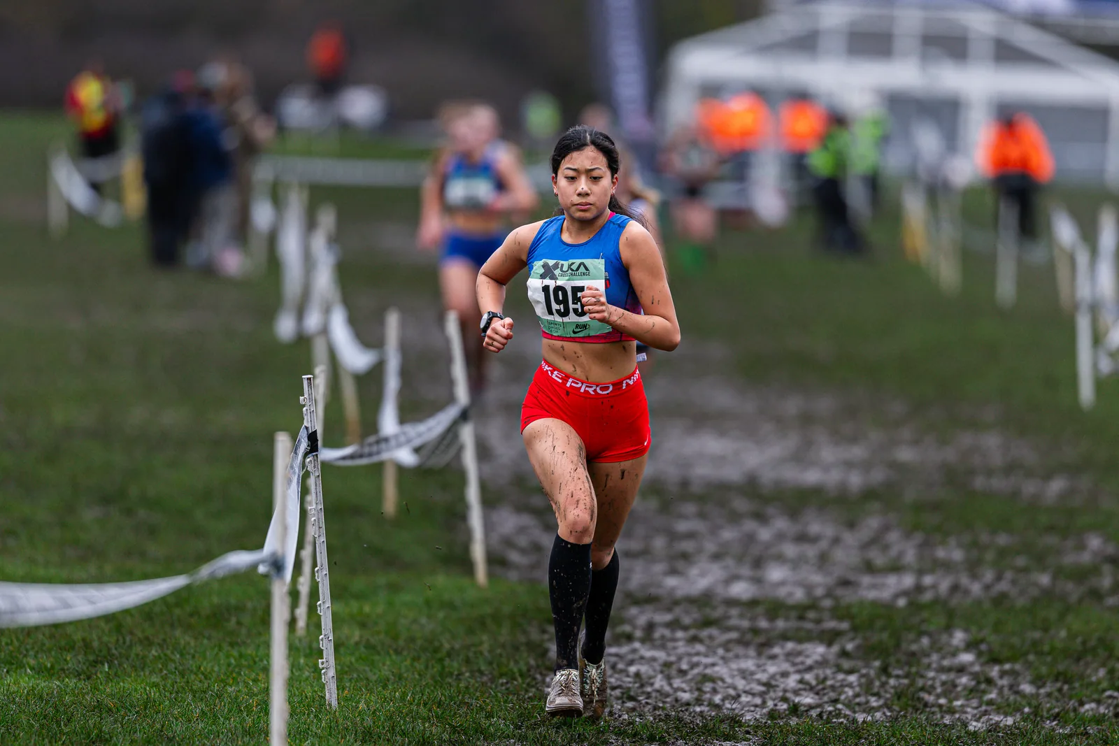 Brentwood Beagles athletes at the Cross Challenge, Parliament Hill, Parliament Hill, London, 7 February 2026