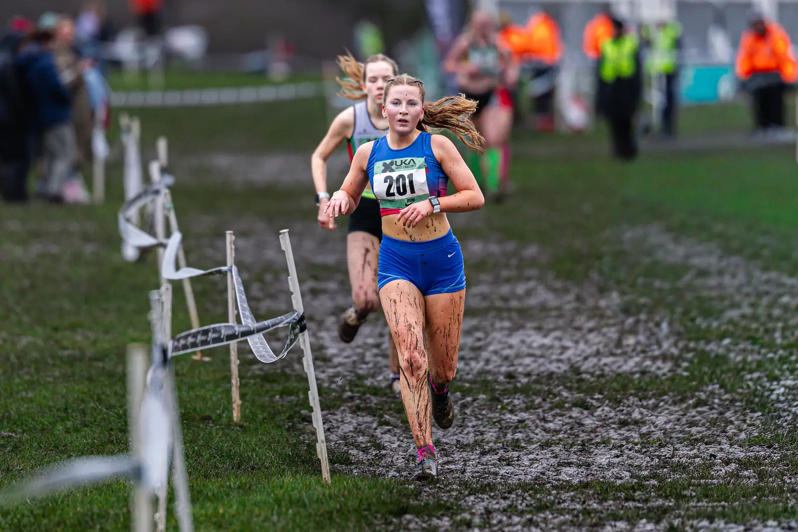 Brentwood Beagles athletes at the Cross Challenge, Parliament Hill, Parliament Hill, London, 7 February 2026