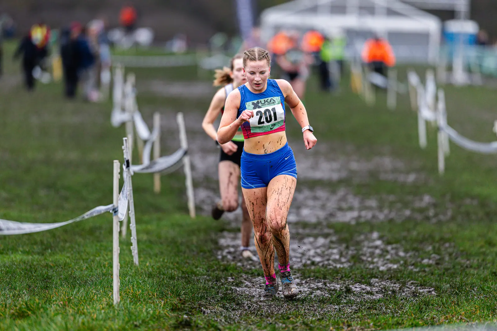 Brentwood Beagles athletes at the Cross Challenge, Parliament Hill, Parliament Hill, London, 7 February 2026