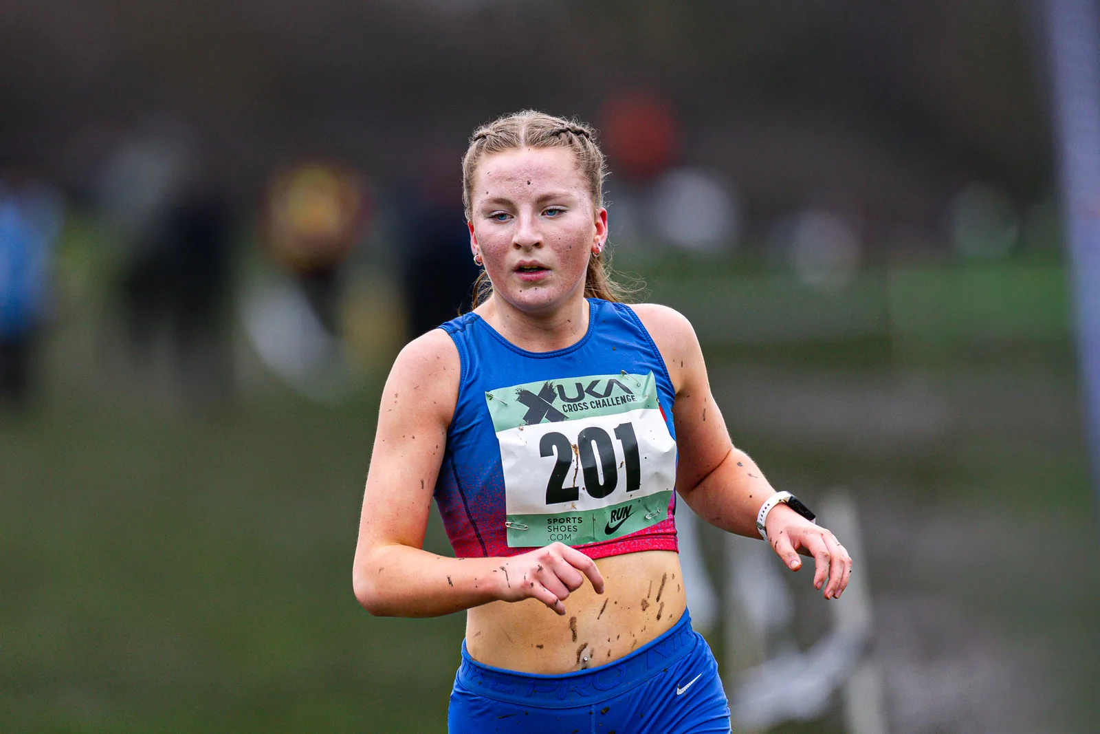 Brentwood Beagles athletes at the Cross Challenge, Parliament Hill, Parliament Hill, London, 7 February 2026