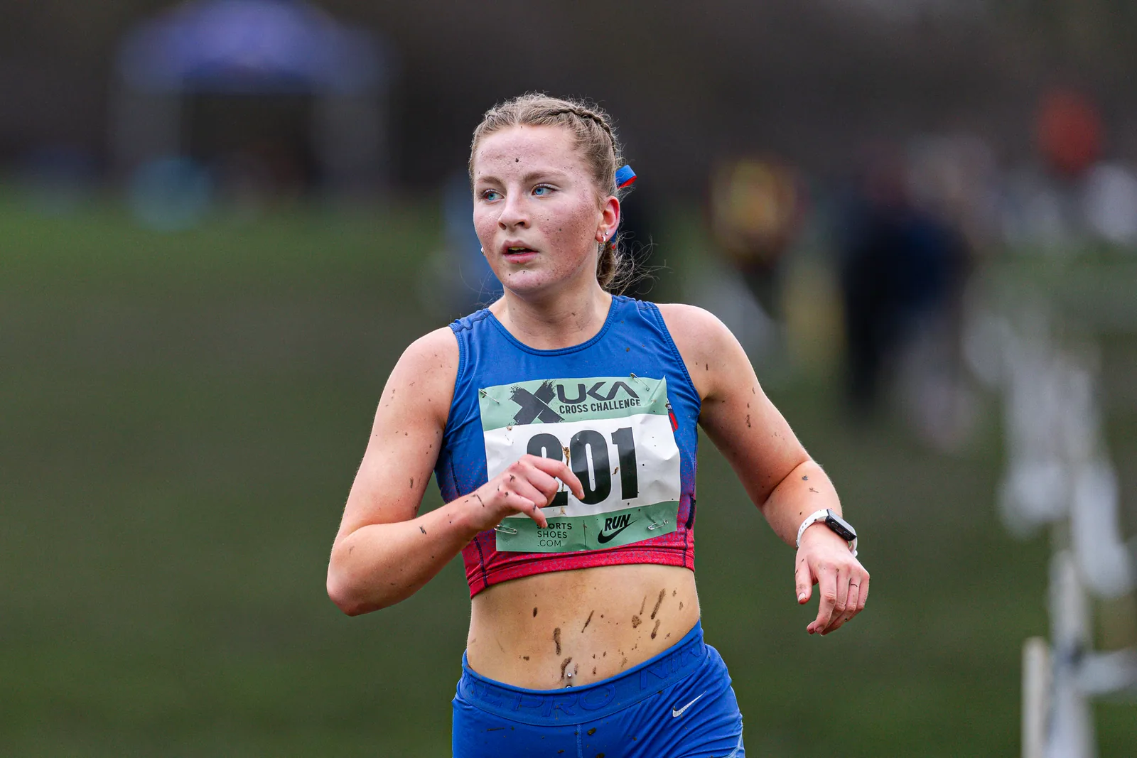 Brentwood Beagles athletes at the Cross Challenge, Parliament Hill, Parliament Hill, London, 7 February 2026
