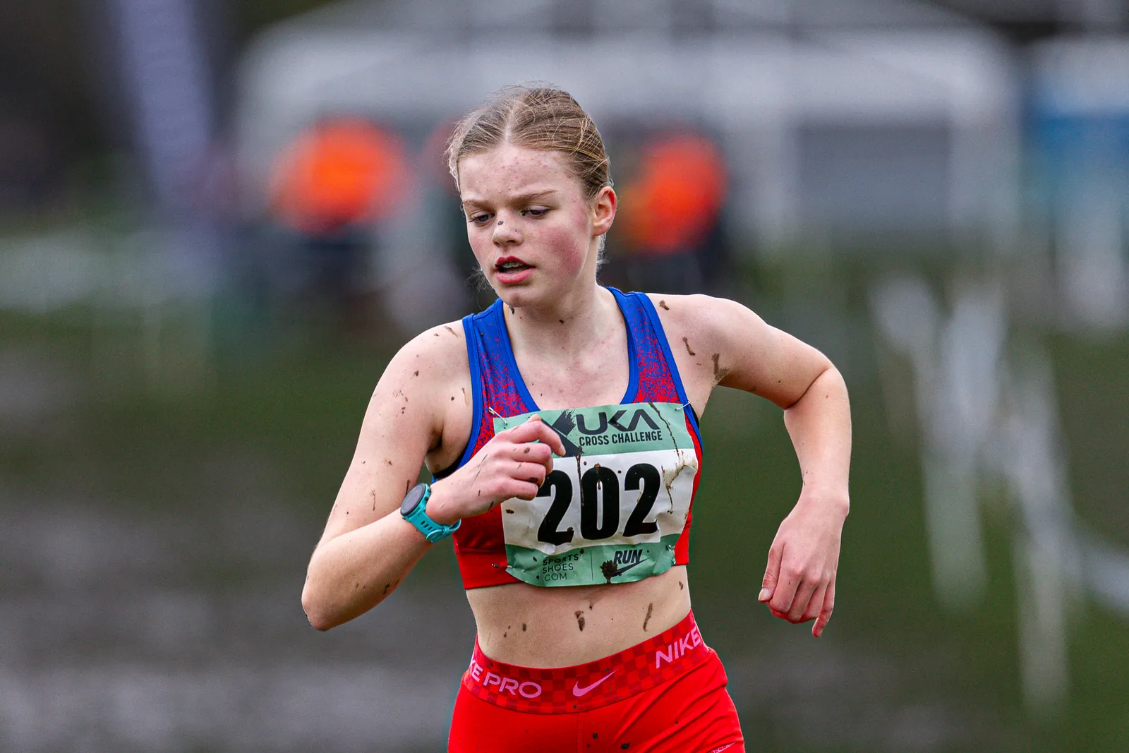 Brentwood Beagles athletes at the Cross Challenge, Parliament Hill, Parliament Hill, London, 7 February 2026