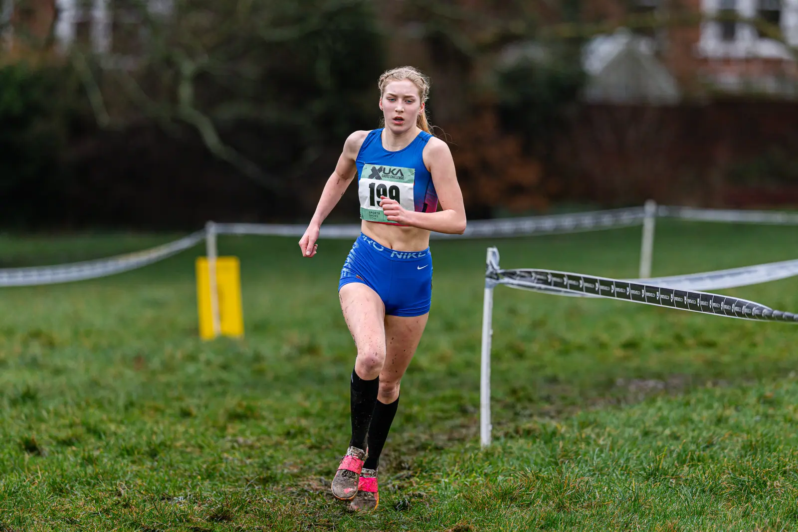 Brentwood Beagles athletes at the Cross Challenge, Parliament Hill, Parliament Hill, London, 7 February 2026