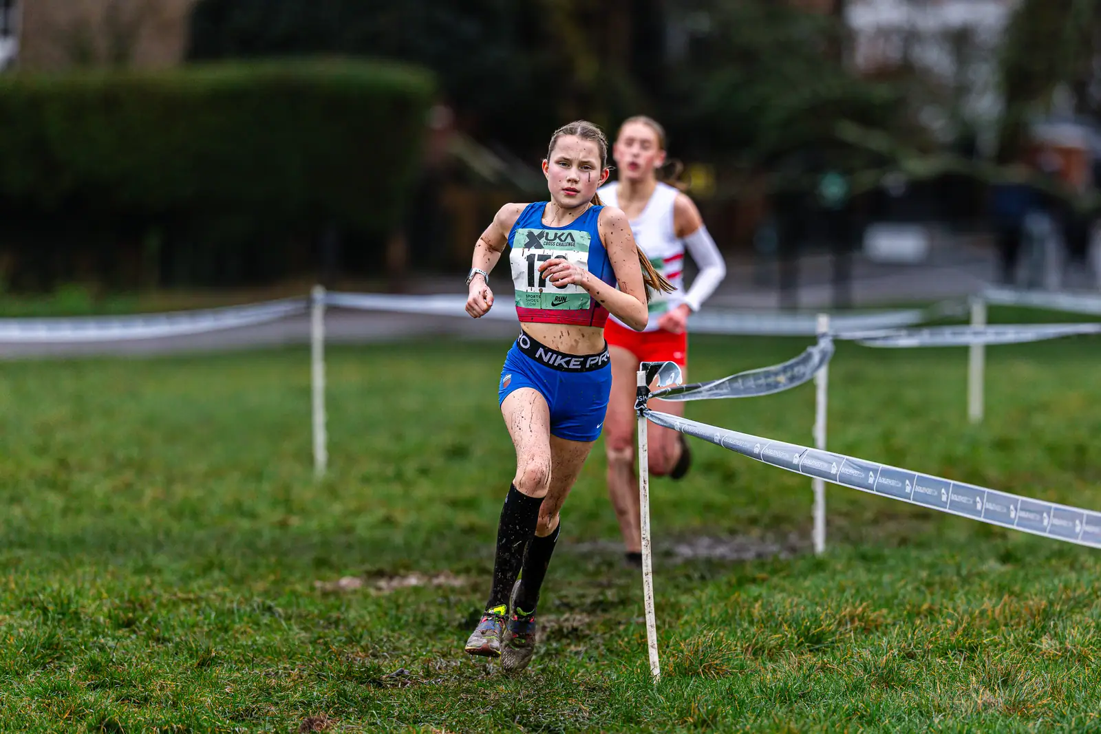 Brentwood Beagles athletes at the Cross Challenge, Parliament Hill, Parliament Hill, London, 7 February 2026
