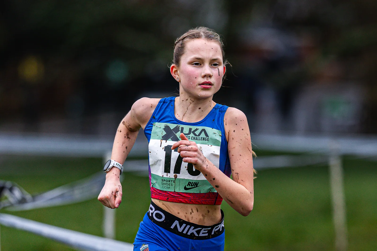 Brentwood Beagles athletes at the Cross Challenge, Parliament Hill, Parliament Hill, London, 7 February 2026