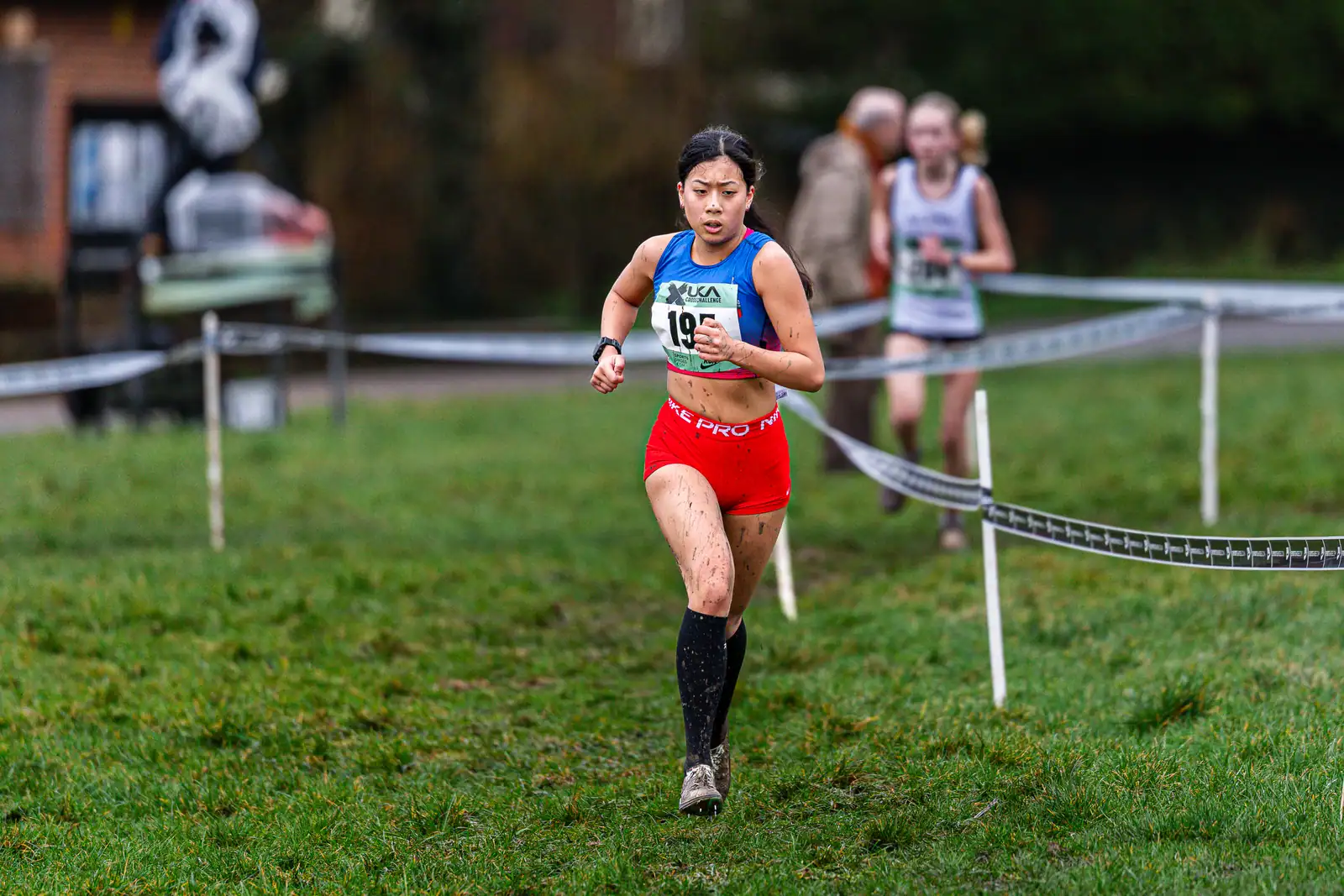 Brentwood Beagles athletes at the Cross Challenge, Parliament Hill, Parliament Hill, London, 7 February 2026