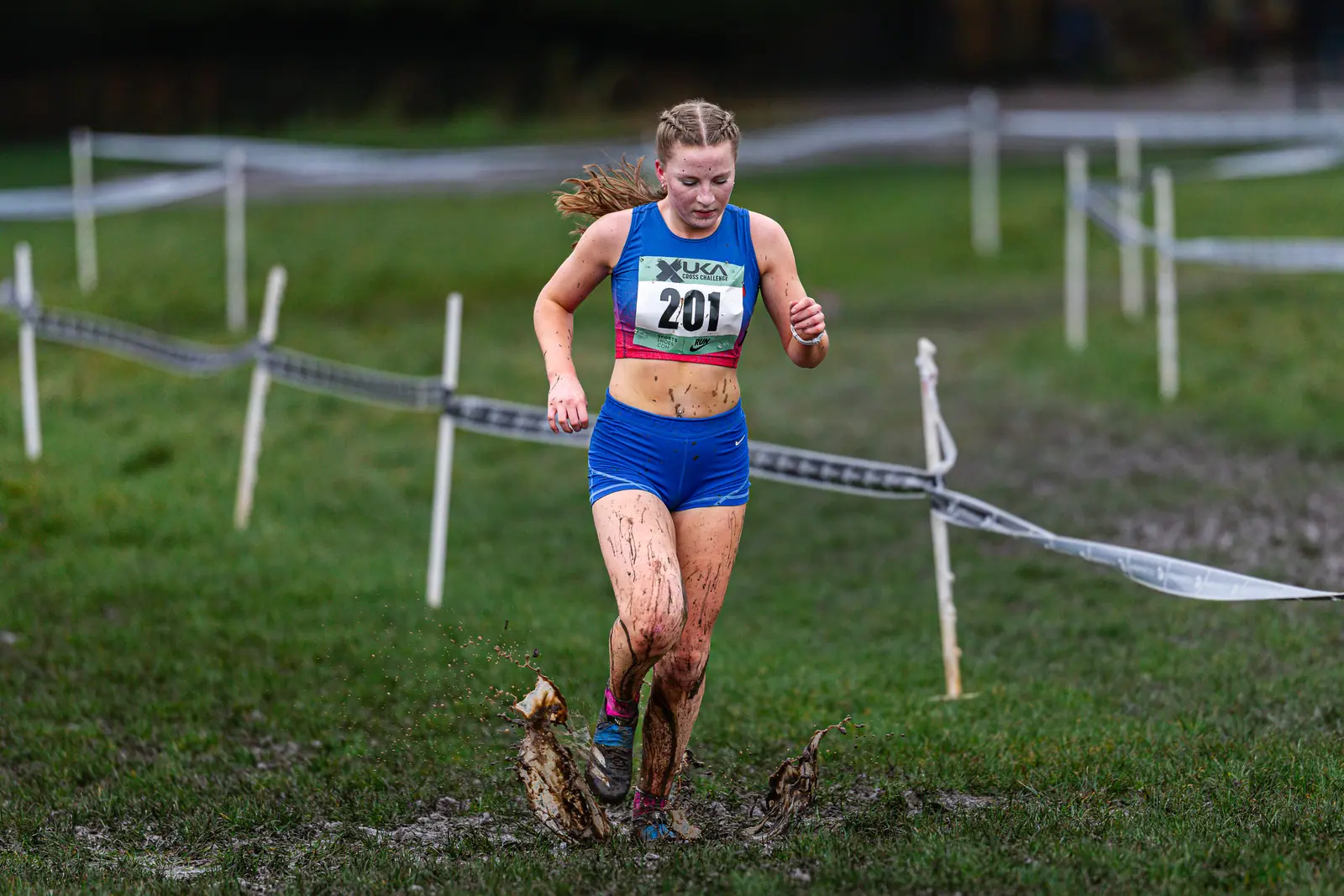 Brentwood Beagles athletes at the Cross Challenge, Parliament Hill, Parliament Hill, London, 7 February 2026