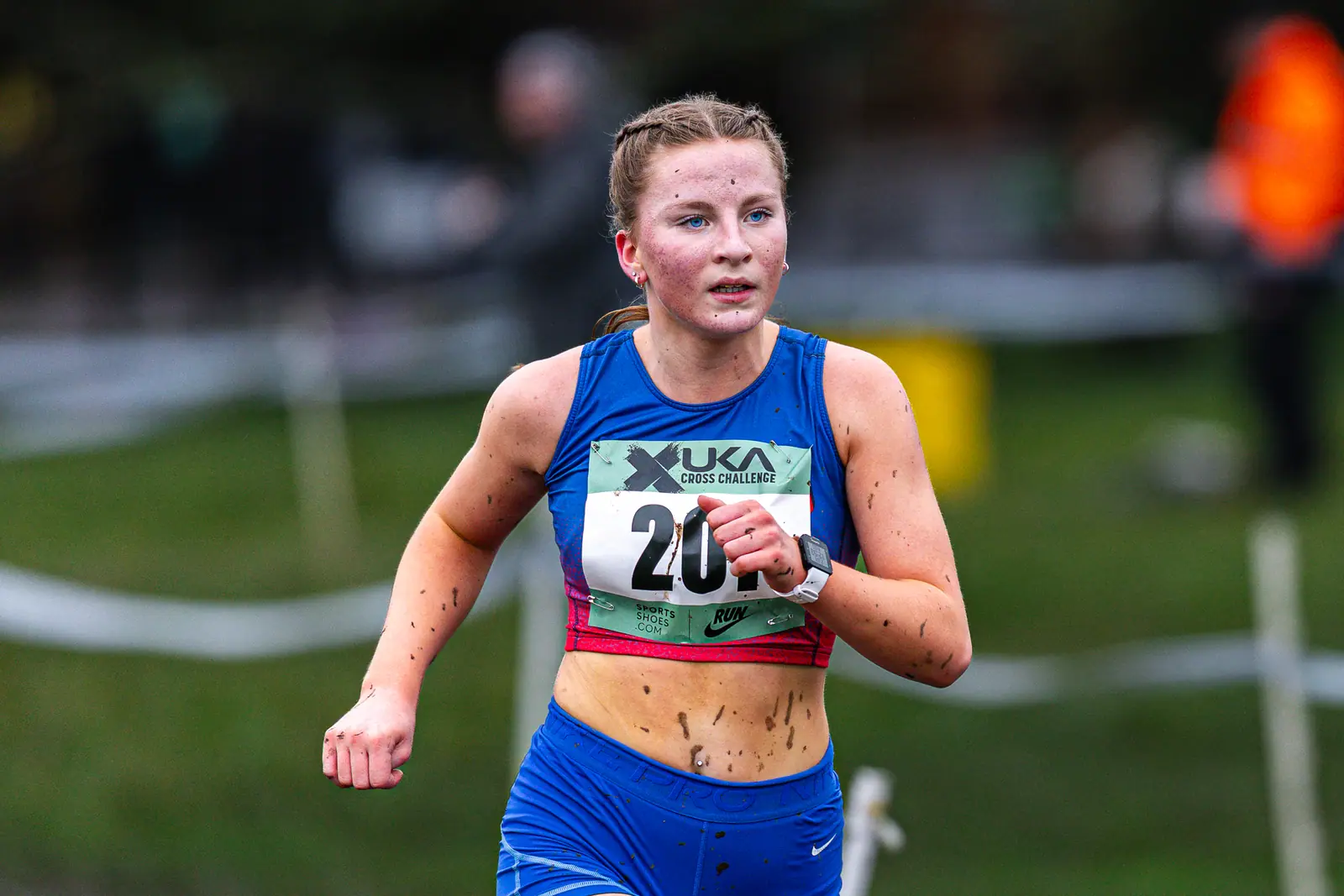 Brentwood Beagles athletes at the Cross Challenge, Parliament Hill, Parliament Hill, London, 7 February 2026
