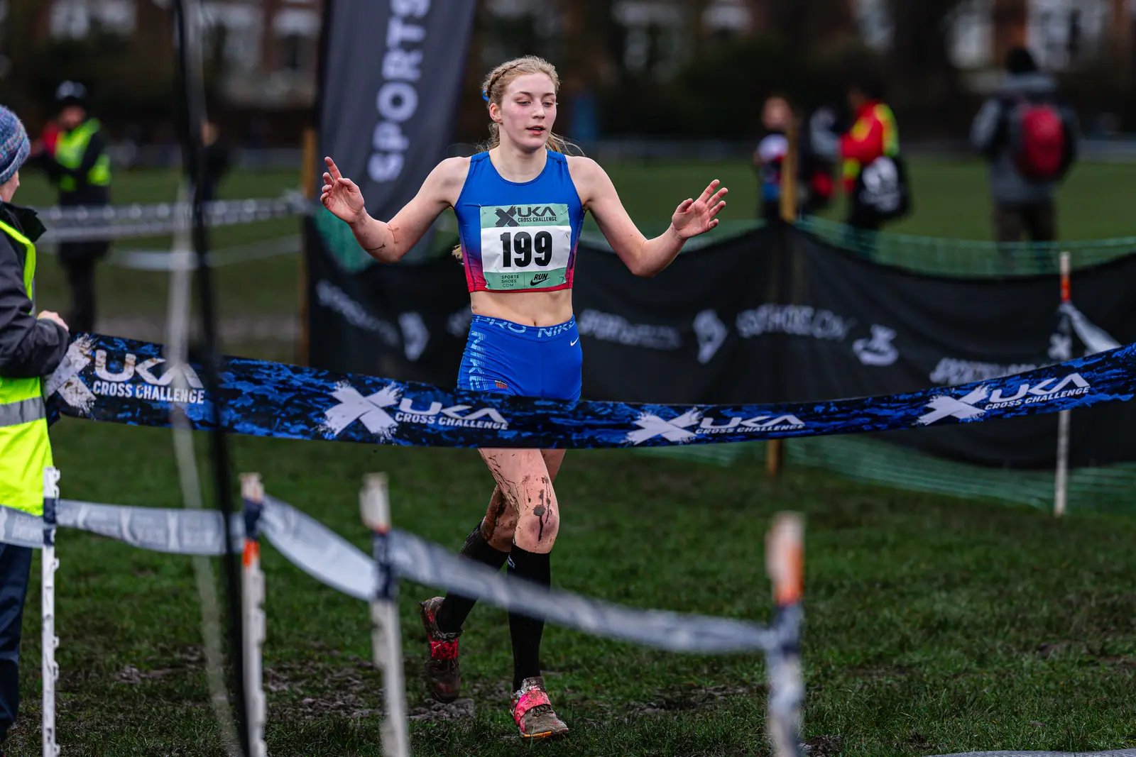 Brentwood Beagles athletes at the Cross Challenge, Parliament Hill, Parliament Hill, London, 7 February 2026