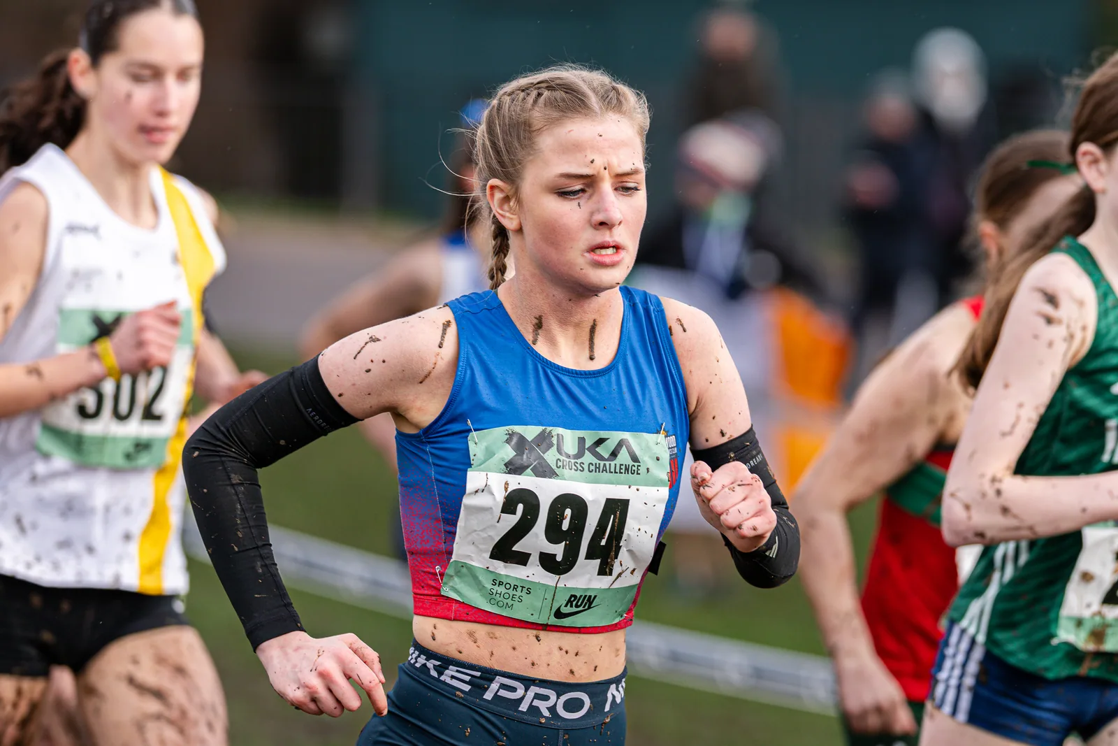 Brentwood Beagles athletes at the Cross Challenge, Parliament Hill, Parliament Hill, London, 7 February 2026