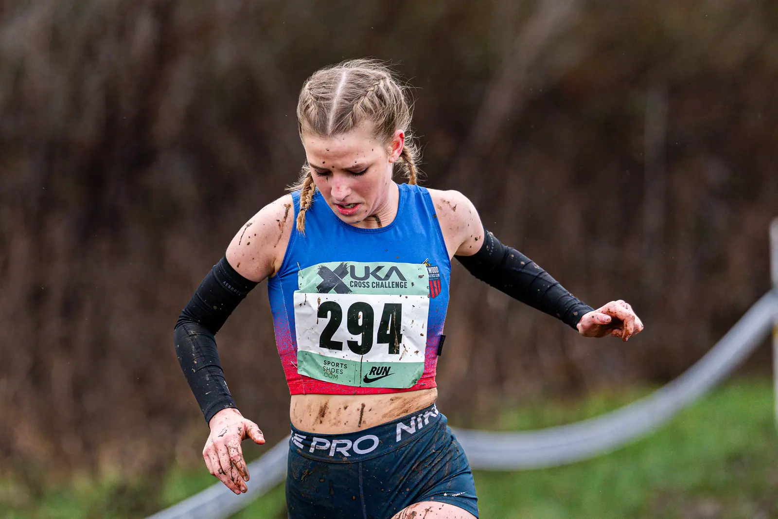 Brentwood Beagles athletes at the Cross Challenge, Parliament Hill, Parliament Hill, London, 7 February 2026