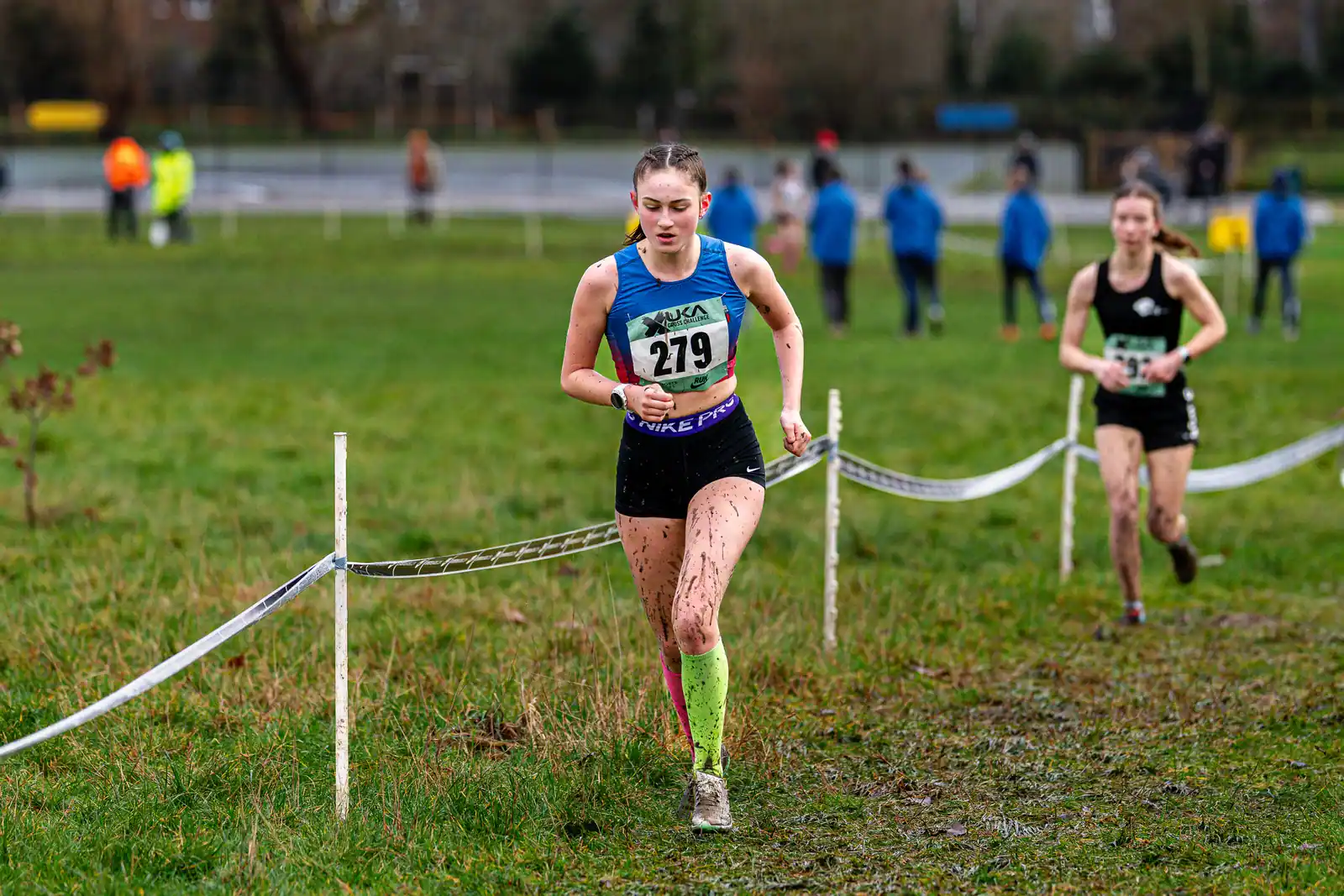 Brentwood Beagles athletes at the Cross Challenge, Parliament Hill, Parliament Hill, London, 7 February 2026
