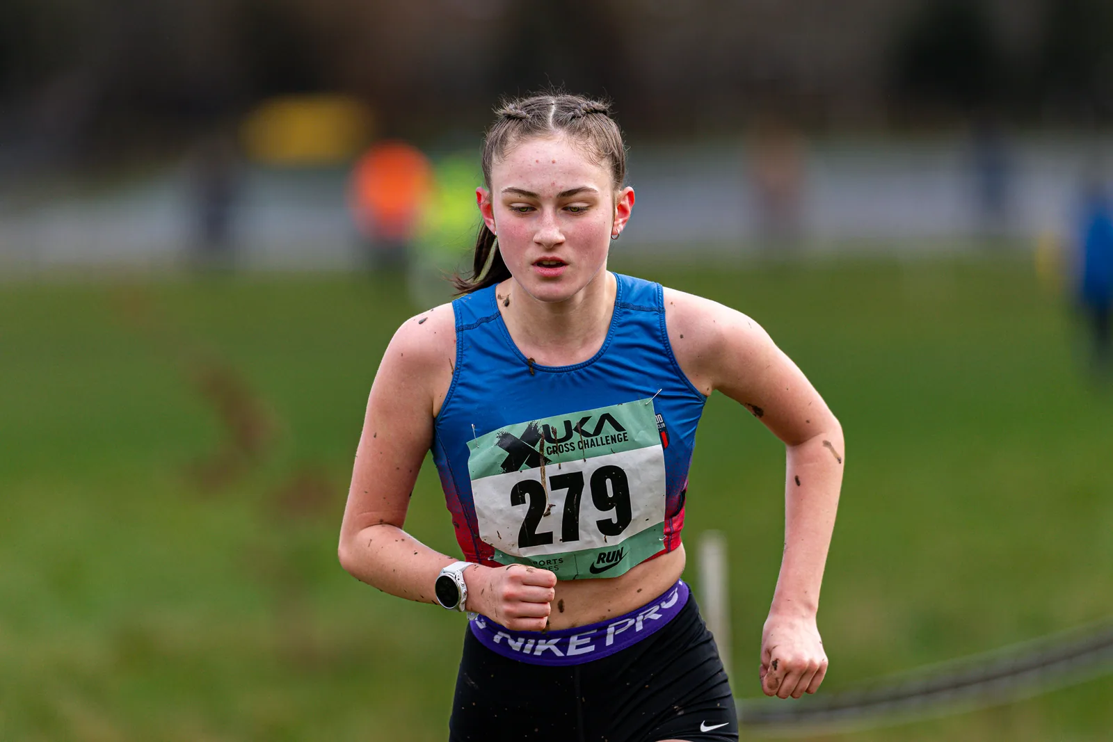 Brentwood Beagles athletes at the Cross Challenge, Parliament Hill, Parliament Hill, London, 7 February 2026