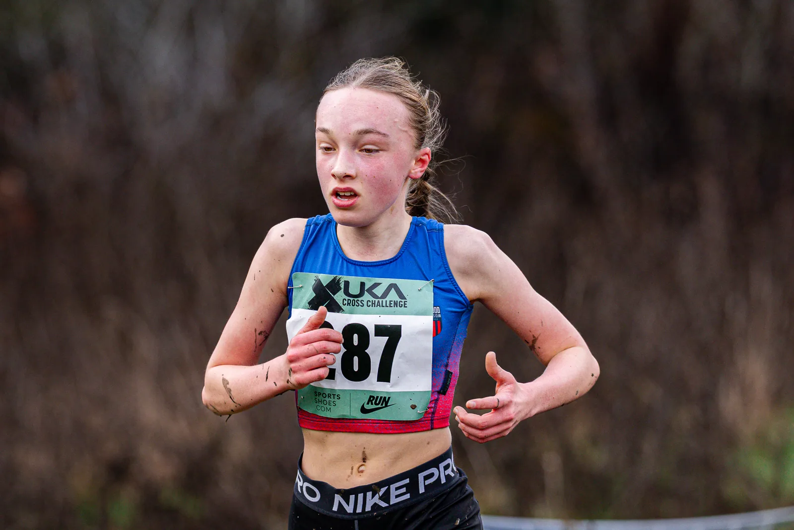 Brentwood Beagles athletes at the Cross Challenge, Parliament Hill, Parliament Hill, London, 7 February 2026