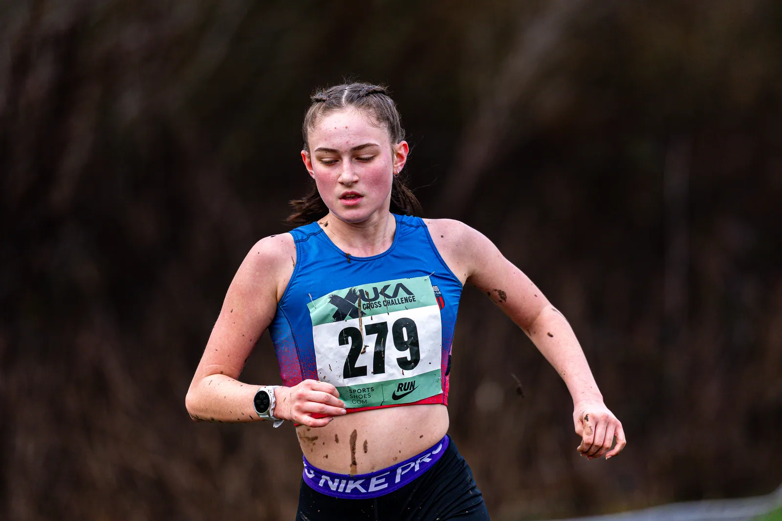 Brentwood Beagles athletes at the Cross Challenge, Parliament Hill, Parliament Hill, London, 7 February 2026