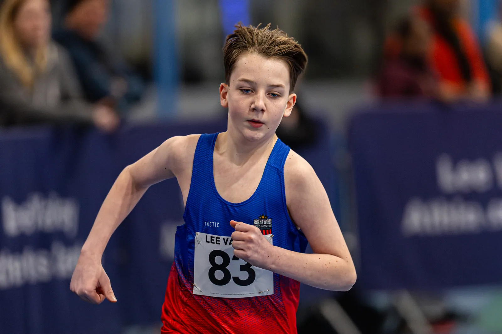 Brentwood Beagles athletes at the Lee Valley Middle Distance Open, Lee Valley, 19 February 2026