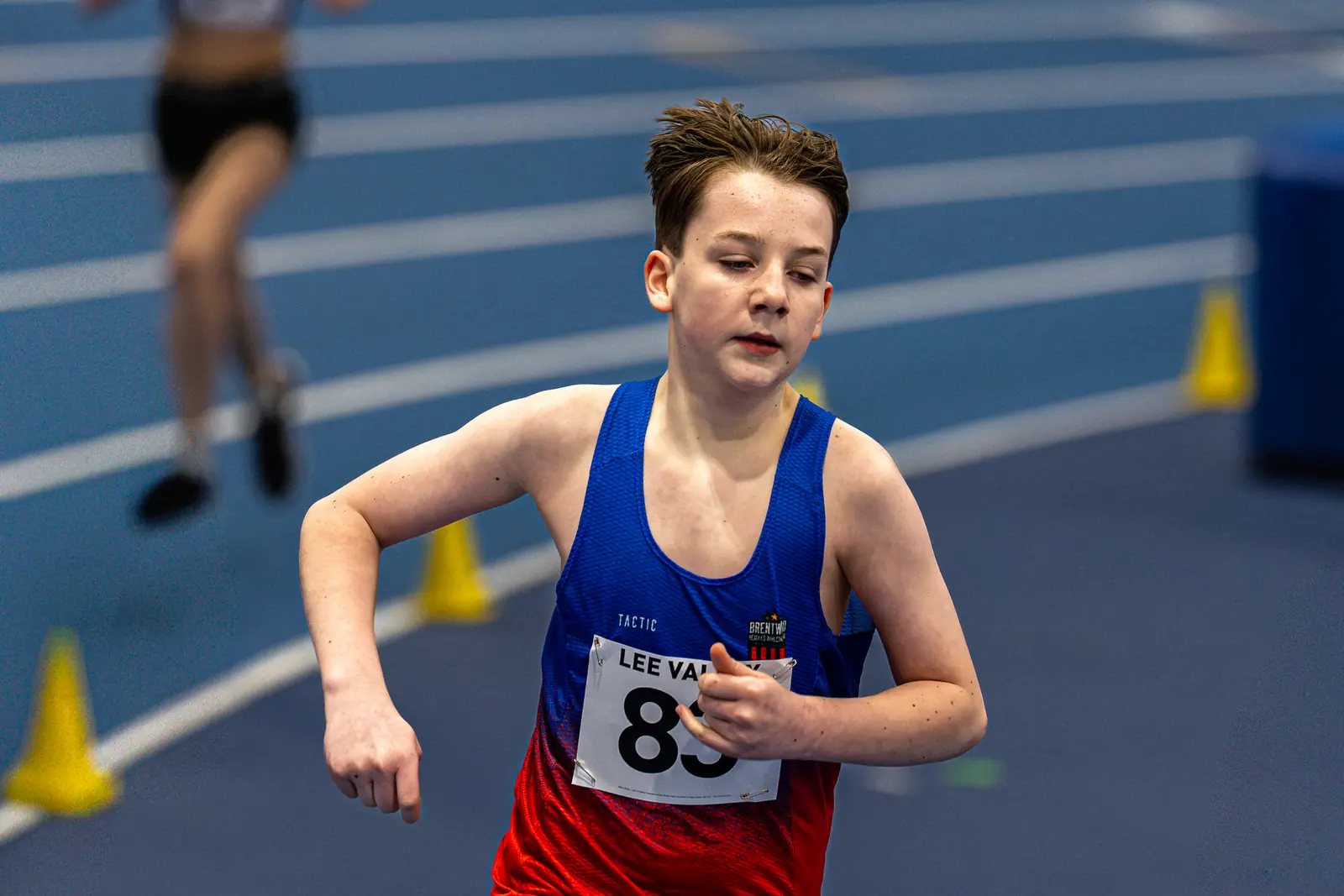 Brentwood Beagles athletes at the Lee Valley Middle Distance Open, Lee Valley, 19 February 2026