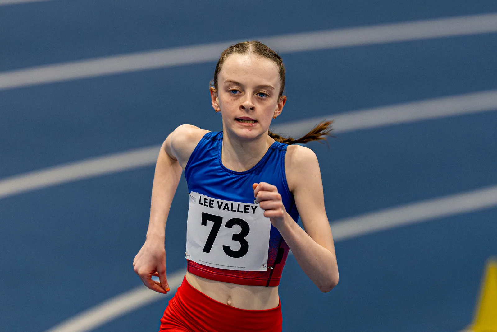 Brentwood Beagles athletes at the Lee Valley Middle Distance Open, Lee Valley, 19 February 2026