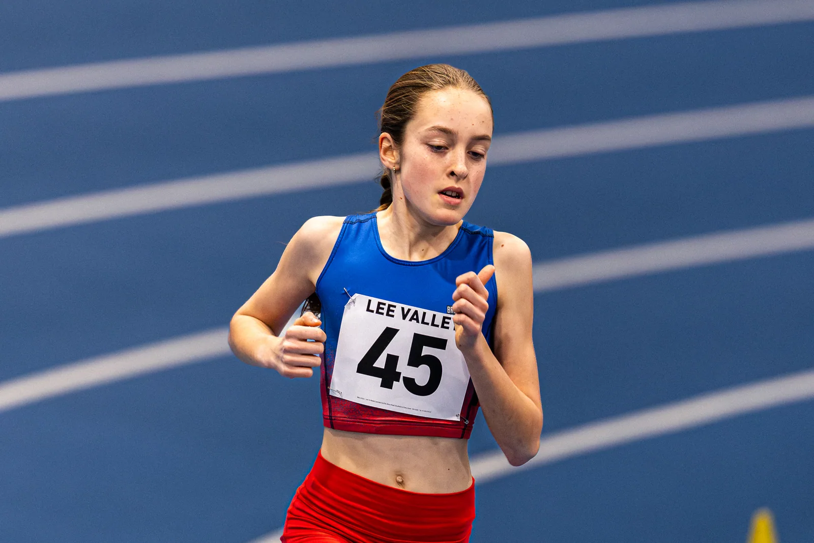 Brentwood Beagles athletes at the Lee Valley Middle Distance Open, Lee Valley, 19 February 2026