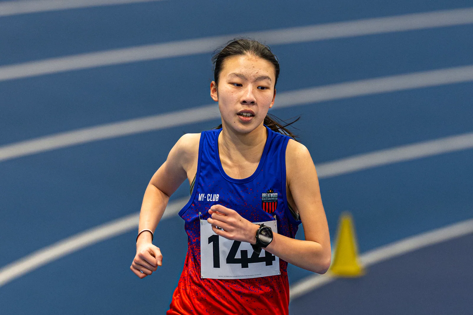 Brentwood Beagles athletes at the Lee Valley Middle Distance Open, Lee Valley, 19 February 2026