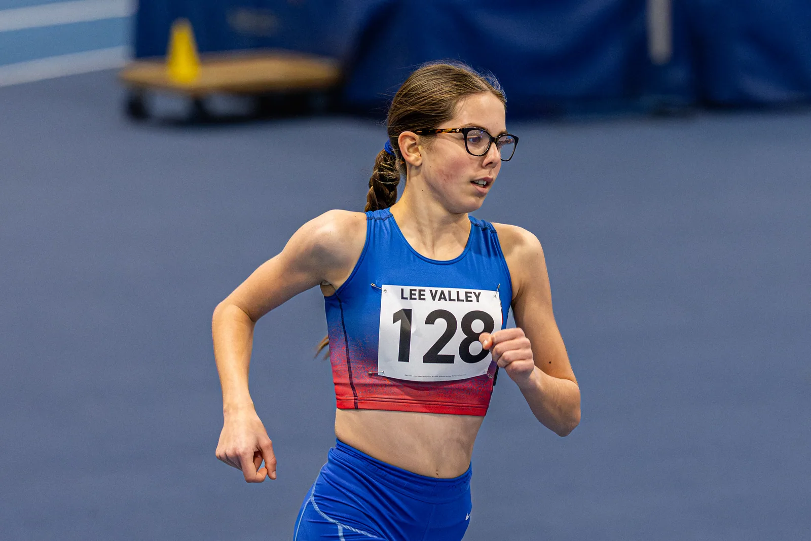 Brentwood Beagles athletes at the Lee Valley Middle Distance Open, Lee Valley, 19 February 2026